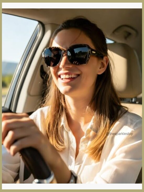 Polarized Fit Over Glasses Sunglasses for Women Lightweight TR90 Frame main image 4